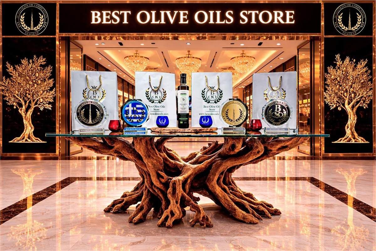 Presentation of Olea Carpus Omphakion at the Best Olive Oils Store