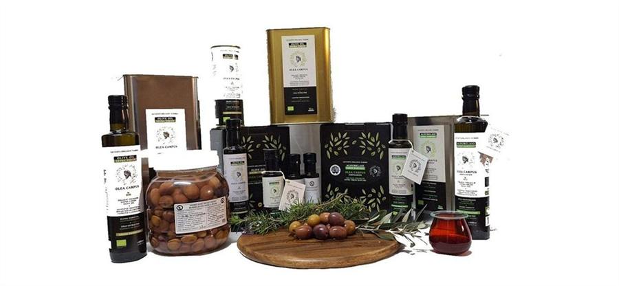 Olea Carpus packaging on a white background